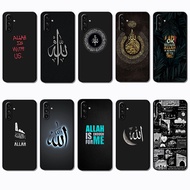 for Samsung A07 A17 A56 A36 A26 S25 Fe Edge S25 Plus Ultra VS10 allah Slim Black Border TPU Soft Cas