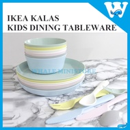 IKEA COLORFUL CHILDREN/KID CUTLERY TABLEWARE SET (PLATE / BOWL / MUG / CUTLERY) / SET MAKAN KANAK-KA