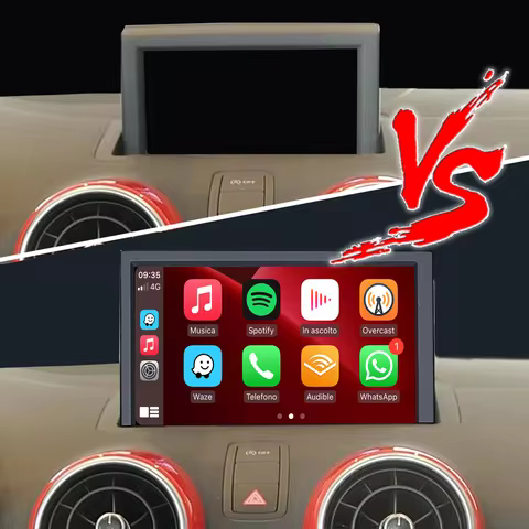 For Audi A1 2012 2018 RMC MMI 3G Wireless CarPlay Android Auto retrofit 7 "touch screen navigation A