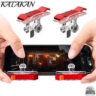 KATAKAN Mobile Game Trigger, Gamepad Mobile Phone E9 PUBG Game Controller, L1 R1 Trigger Sensitive  