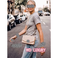 Chain bag, shoulder bag, crossbody bag sheepskin Size: 22.5cm