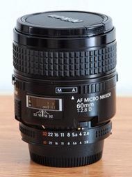 &lt;金佶虎&gt; 二手中古NIKON AF MICRO D NIKKOR 60mm f 1:2.8  超微距鏡頭