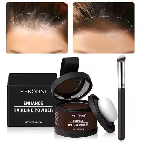 VERONNI Hairline Line Shadow Contouring Powder-Hair Repairing and Shadow Filling Powder Forehead Hai