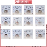 GLO 12 Standard Portable Analog Ammeter Current Panel 91C4 Amp Gauge Meter 2 5 Accuracy for Auto Cir
