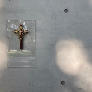 壓克力十字架壁畫－神就是光 厚卡與黃銅版本