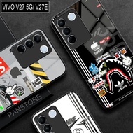 Latest Vivo V27E/V27 5G Glossy Glass Softcase [SK-60] V27 5G Mobile Phone Case - Mobile Phone Protec