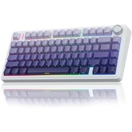 AULA F75 Pro Wireless Mechanical Keyboard with Knob,75% Hot Swappable Custom Gaming Keyboards,RGB Ba