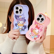 Casing For OPPO F11 F11 Pro F19 F19 Pro+ F21 Pro F23 cute Kulomi and Melody Wave edge soft TPU cover