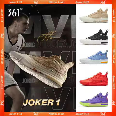 361 Degrees Joker 1 Men Basketball Shoes Jokic Professional Protect Actual Training Shock-Absorbing 