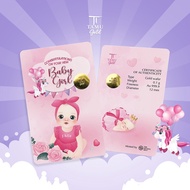 Gold Au999.9 Happy New Born Girl