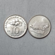 Uang Koin 10 Sen Malaysia Congklak 1997