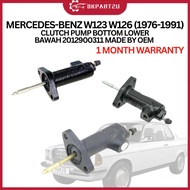 MERCEDES-BENZ W123 W126 (1976-1991) CLUTCH PUMP BOTTOM LOWER BAWAH 2012900311 OEM 1 MONTH WARRANTY