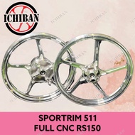 HL 511 Y15ZR Y16 LC135 LC HONDA RS150 / RSX SPORT RIM LIMITED EDITION FULL CNC 1.4 1.6 1.85 PNP CHRO