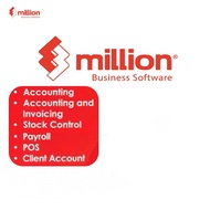 Million Accounting Software + E-Invoice (coding license & Usb Dongle key) (Permanent license + 1 Yea