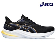 Asics Men GT-2000 12 Running Shoes - Black / Fellow Yellow 2E