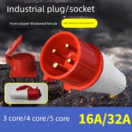 Genuine Industrial Aviation Plug Socket Industrial Connector Three-Phase Electric 380v3-Core 4-Core 