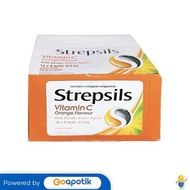 Strepsils Vitamin C Orange Flavor Box 96 Tablets