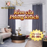 Living Room Curtains KB01-One Fabric Curtain for Living Room & Bedroom - Tailored upon request