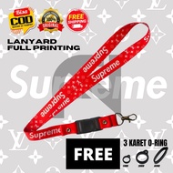 HITAM Lanyard Strap Lanyars Lanyerd id Card Name tag free 3 Rubber 0-Ring Podzz Girls custom Chain Black maternal anime podzzz Rubber pink Short hp coach Leather Wallet case charles and keith premium aesthetic Bead
