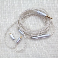 8 Share 3.5MM/TYPE C Earphone MMCX Cable Silver Plated Wired with Mic/Volume Control for Shure SE215