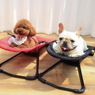 Free Shipping Pet Rocking Chair Dog Cat Rocking Chair Adjustable Same Pet Bed Foldable French Doutai