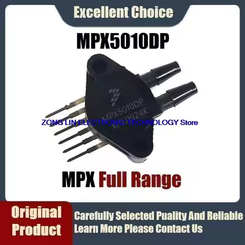 1-10Pcs/Lot Original Authentic MPX5010DP MPX5010D MPX5010 Package SIP-6 Transmitter Pressure Sensor 