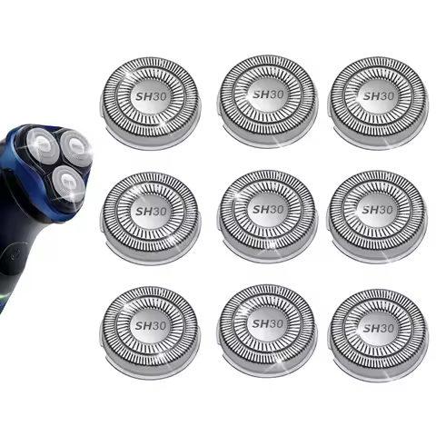 3/6/9pcs Shaver Replacement Heads For Electric Shaver Series S5000 S6000 SH30 PT AT Blade Head
