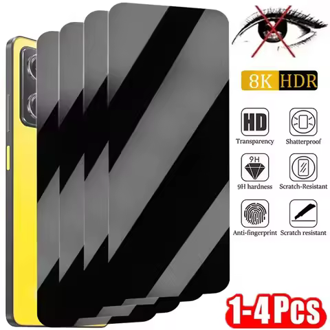 1-4PCS Anti-Spy Glass for Oppo Realme 8 7 Pro 7i C17 C11 C12 C15 C25Y C20 C21 C30 C35 10 8i 20 11 12