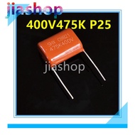 2pcs CBB21 Capacitor 475K 400V 475 4.7uF CBB21 CBB22 Metallized Polypropylene Film Capacitor Pitch 2