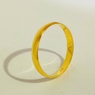 Emas 375 Cincin Rotan 0.3cm