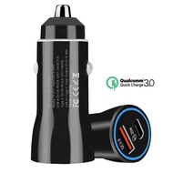 Car Charger USB Type-C Quick Charging 2 Port 38W