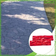 [IsuwaxaMY] Concrete Stamps Mat Floor Imprint Decorative Red Concrete Texture Mat Stone