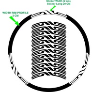 ENVE 20 16 inch Width 2cm Rim Sticker Rims Bicycle Decal