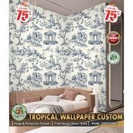 Custom 3D Vintage Theme Wallpaper | LIVING ROOM Wallpaper | Custom Free Wallpaper Design