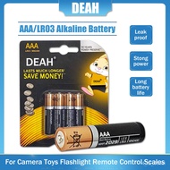 4PCS AAA LR03 1.5V Replacement Alkne Baery For Camera Toy Remote Control Flashlight Small Fan Doorbell Ala Clock Baeria