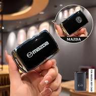 2/3ปุ่ม เคสกุญแจรถ MAZDA เคสกุญแจรีโมทรถยนต์ mazda3 cx-3 cx-5 เคสกุญแจรถยนต์ mazda2