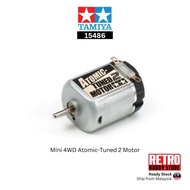 Tamiya 15486 ★ Mini 4WD Atomic-Tuned 2 Motor Single Shaft Engine for S2 FMA VZ VS SFM Chassis Machin