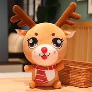 Boneka Deer Christmas Hiasan Santa Claus Boneka Snowman Boneka Santa Claus