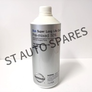 Nissan Blue Super Long Life Coolant 1L 999MP-SLLC1N