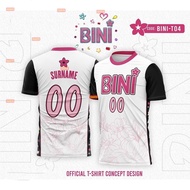 Bini Jersey T-Shirt - Lightweight Oversized Fit | Free Custom Names & Numbers | Available from 100CM