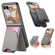 Foldable Phone Case for Moto Razr 60Ultra 50ultra 60Pro 40Ultra 50 60 with Magnetic Detachable Stand