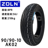 ZDLN Semi-Hot Melt ยาง 90/90-10 ด้านหน้าด้านหลังยางรถจักรยานยนต์ 3.50-10 Motion Control สําหรับ YAMA