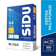 A4 75 gram SIDU Hvs paper Price per ream