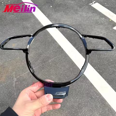 Suitable for Audi A4 B8 A6 C7 A3 8V steering wheel paint control button decoration steering wheel fr