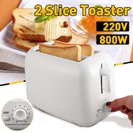 220V/800W 2-Slice Toaster Bread Toaster Sandwich Home Kitchen Appliance Cooking Fry Bread to Make Breakfast Bread Maker