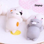 (EN)Stock Cute Cartoon Cat Squishy Toy Stress Relief Soft Mini Animal Squeeze Toy Gift