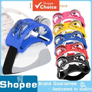 Orff Musical Instruments Foot Jingle Bell Percussion Children Elliptical Tambourine Cajon Box Drum C