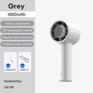 JisuLife Handheld Fan 10S 5000mAh Led Display 5 Gear 6m/s Strong Wind Ultra-long Battery Life