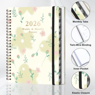 26 Years New Product Cross-Border 26-27 Years English Plan A5 Coil Notebook 365 Days Weekly Target S