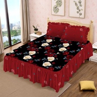 LADY ROSE SPREI RUMBAI QUEEN 160X200 POPPY